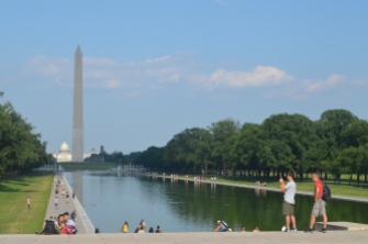 The Reflecting Pool (from the Lincoln Memorial)